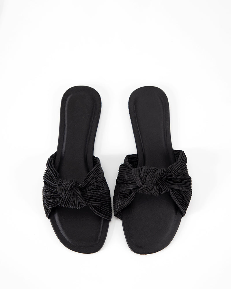 Sheepskin-One-Line-Bow-Flat-Sandals