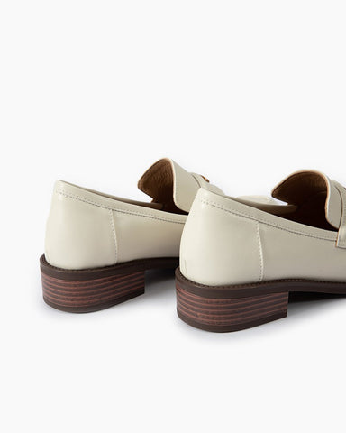 Comfortable Lug-Sole Leather Loafers