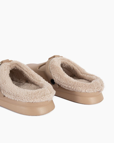 Plush Waterproof Indoor Warm Leather EVA Outer Wear Birkenstocks