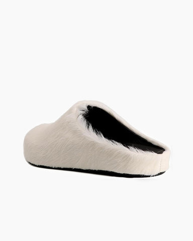 Designer Real Fur Slides Clogs Mules Flat Luxury Slippers