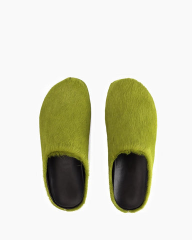 Designer Real Fur Slides Clogs Mules Flat Luxury Slippers