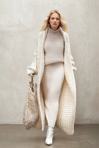 Stylish Warm Chunky Knit Cardigan