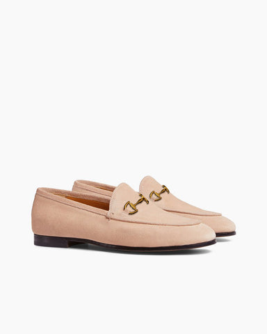 Alina Urban Elegance Suede Flat Loafers