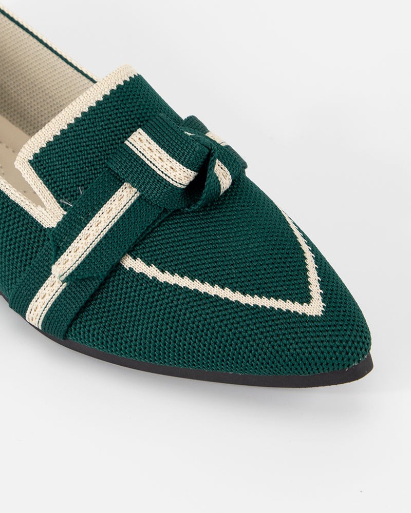 Pointed-Toe-Woven-Slip-on-Casual-Flat-Shoes