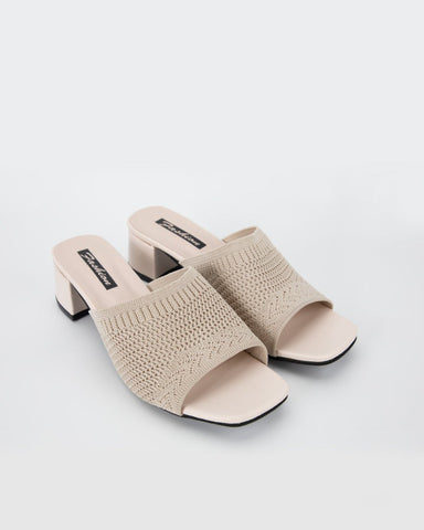 Fly Knit One-Line Mid-Heeled Sandals