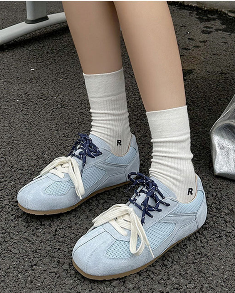 Two-Color-Shoelaces-Breathable-Flat-Mesh-Sneakers