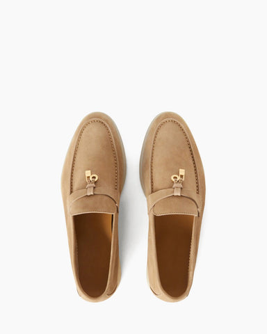 Suede Solid Color Flat Large Size Loafers