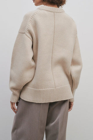 Casual Crew Neck Thicken Wool Sweater