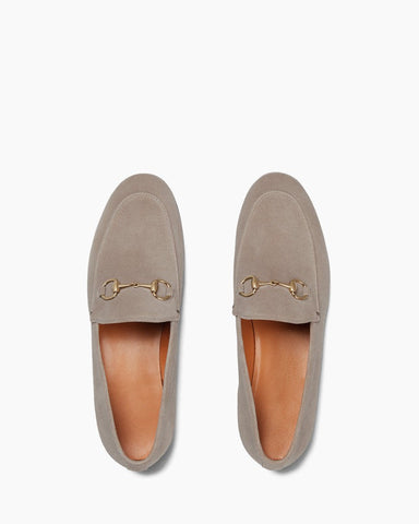 Alaia Urban Elegance Suede Flat Loafers