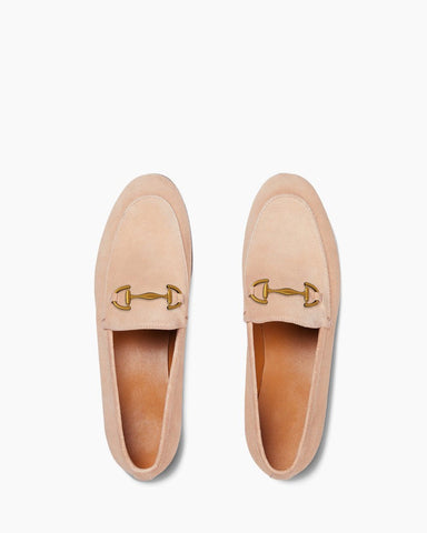 Alina Urban Elegance Suede Flat Loafers