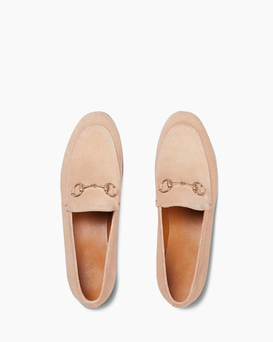 Alaia Urban Elegance Suede Flat Loafers