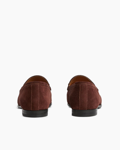 Alaia Urban Elegance Suede Flat Loafers