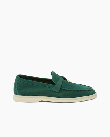 Suede Solid Color Flat Large Size Loafers