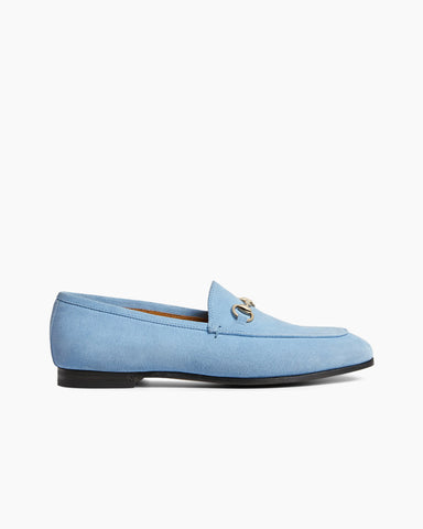 Alaia Urban Elegance Suede Flat Loafers