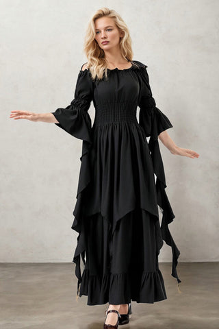 Halloween Victorian Dresses Peasant Gothic Fairy Dress