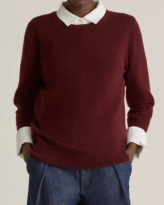 Mongolian Cashmere Soft Crewneck Sweater