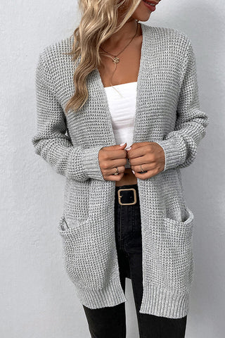 Effortless Chic Knitted Solid Color Sweater Cardigan Coat