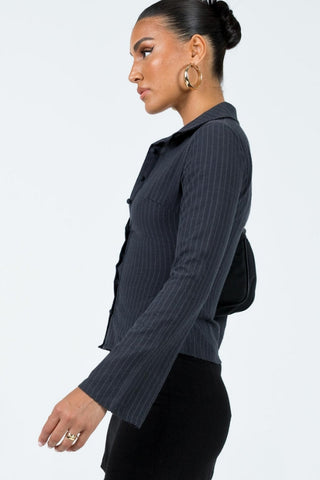 Fashion Pinstripe Shirt