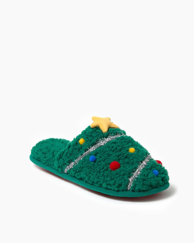 [Pre-Order] Christmas Holiday Fuzzy Scuff Slipper