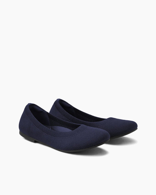 Eco-friendly Round Toe Ballet Flats (Aurora)