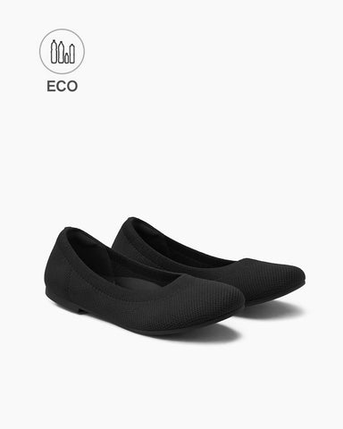 Eco-friendly Round Toe Ballet Flats (Aurora)