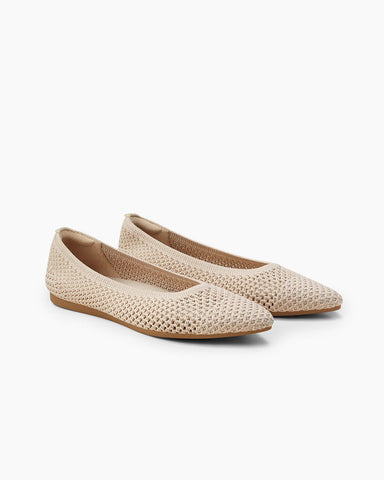 Eco-friendly Pointed Toe Ballet Flats(EcoStep)