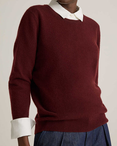 Mongolian Cashmere Soft Crewneck Sweater