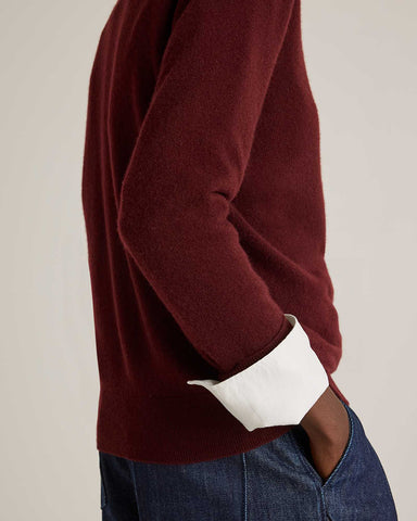 Mongolian Cashmere Soft Crewneck Sweater