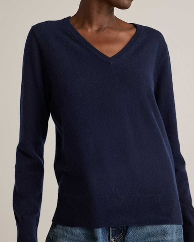 Mongolian Cashmere Soft V-Neck Sweater