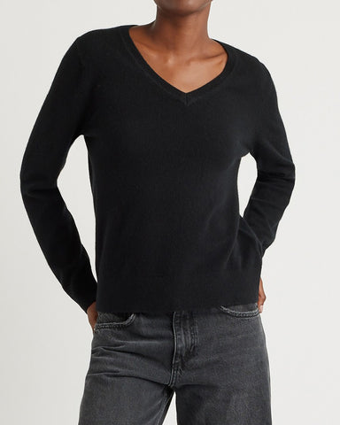 Mongolian Cashmere Soft V-Neck Sweater