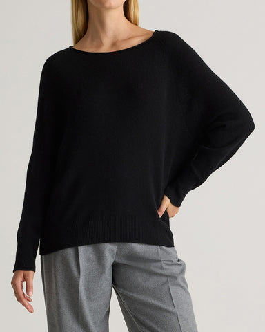 Mongolian Cashmere Soft Boatneck Sweater