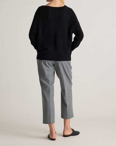 Mongolian Cashmere Soft Boatneck Sweater