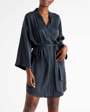 100% Washable Silk Robe Loungewear