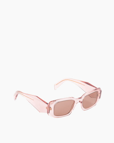 Women's Oversized Geometric Temples Sunglasses