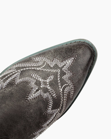 Embroidery Mid Calf Cowgirl Stitched Western Boots