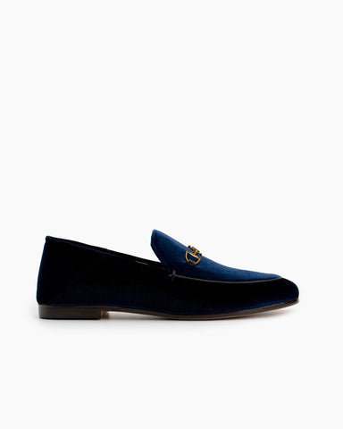 Alina Luxurious Velvet Slip-On Flat Loafers