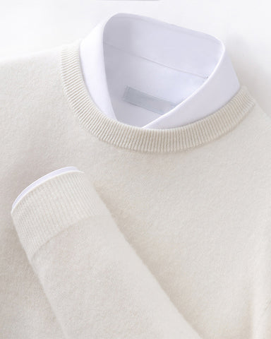 Men's Mongolian Cashmere Crewneck Sweater