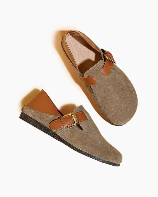 Round Toe Soft Sole Flat Birkenstocks