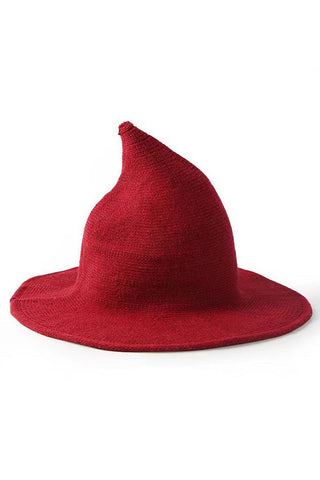 Halloween Pointed Brim Knitted Wool Hat