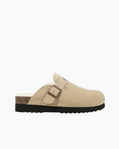 Thick-soled Furry Birkenstocks