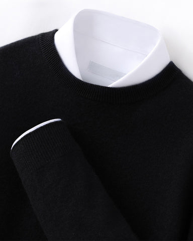 Men's Mongolian Cashmere Crewneck Sweater