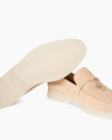 Suede Solid Color Flat Large Size Loafers