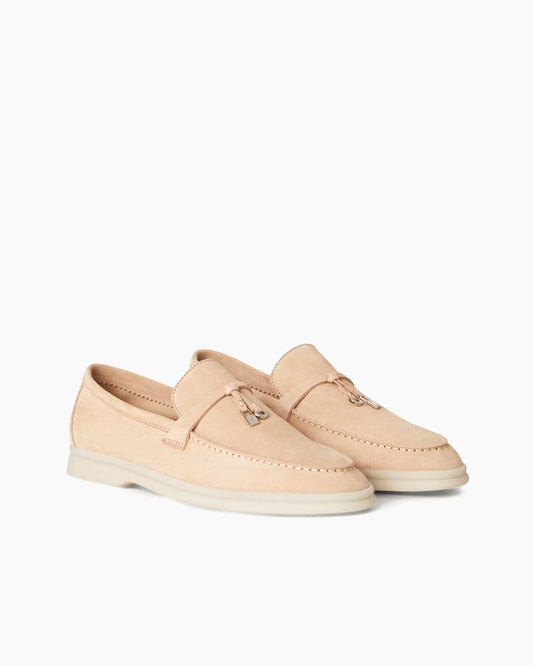 Suede Solid Color Flat Large Size Loafers