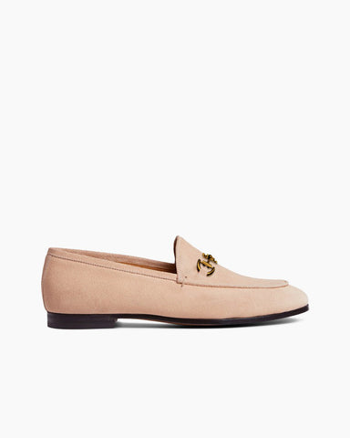 Alina Urban Elegance Suede Flat Loafers