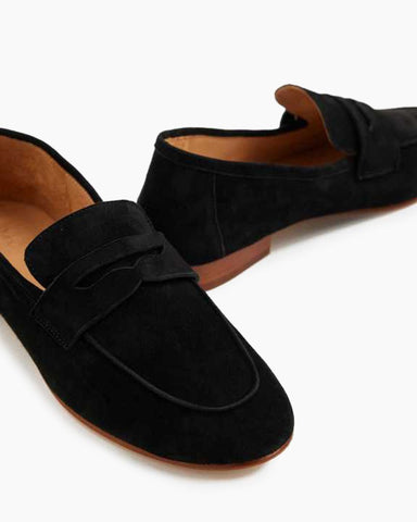 Pre-Eterna Suede Low Heel Penny Loafers