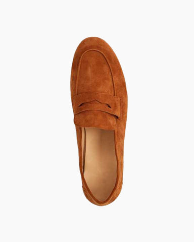 Pre-Eterna Suede Low Heel Penny Loafers