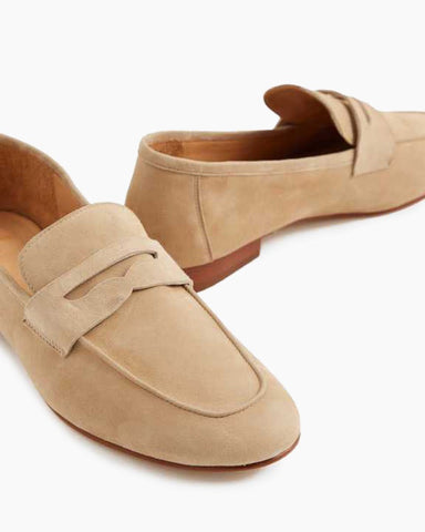 Pre-Eterna Suede Low Heel Penny Loafers