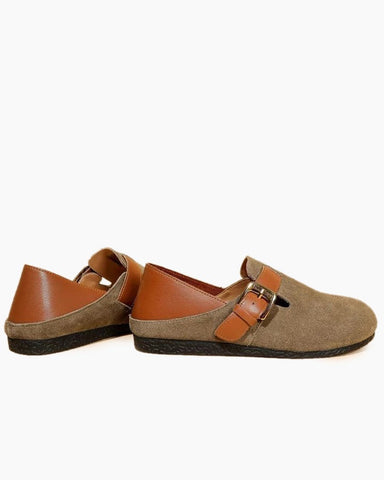 LarosaStyle birkenstock Round Toe Soft Sole Flat Birkenstocks