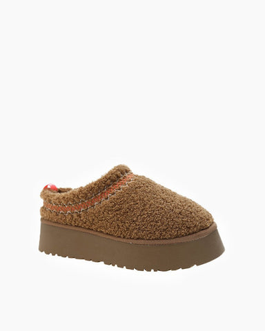 Thick-soled Curly Fur Casual Plush Birkenstocks