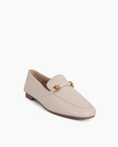 LarosaStyle Comfortable Penny Round Toe Leather Flat Loafers